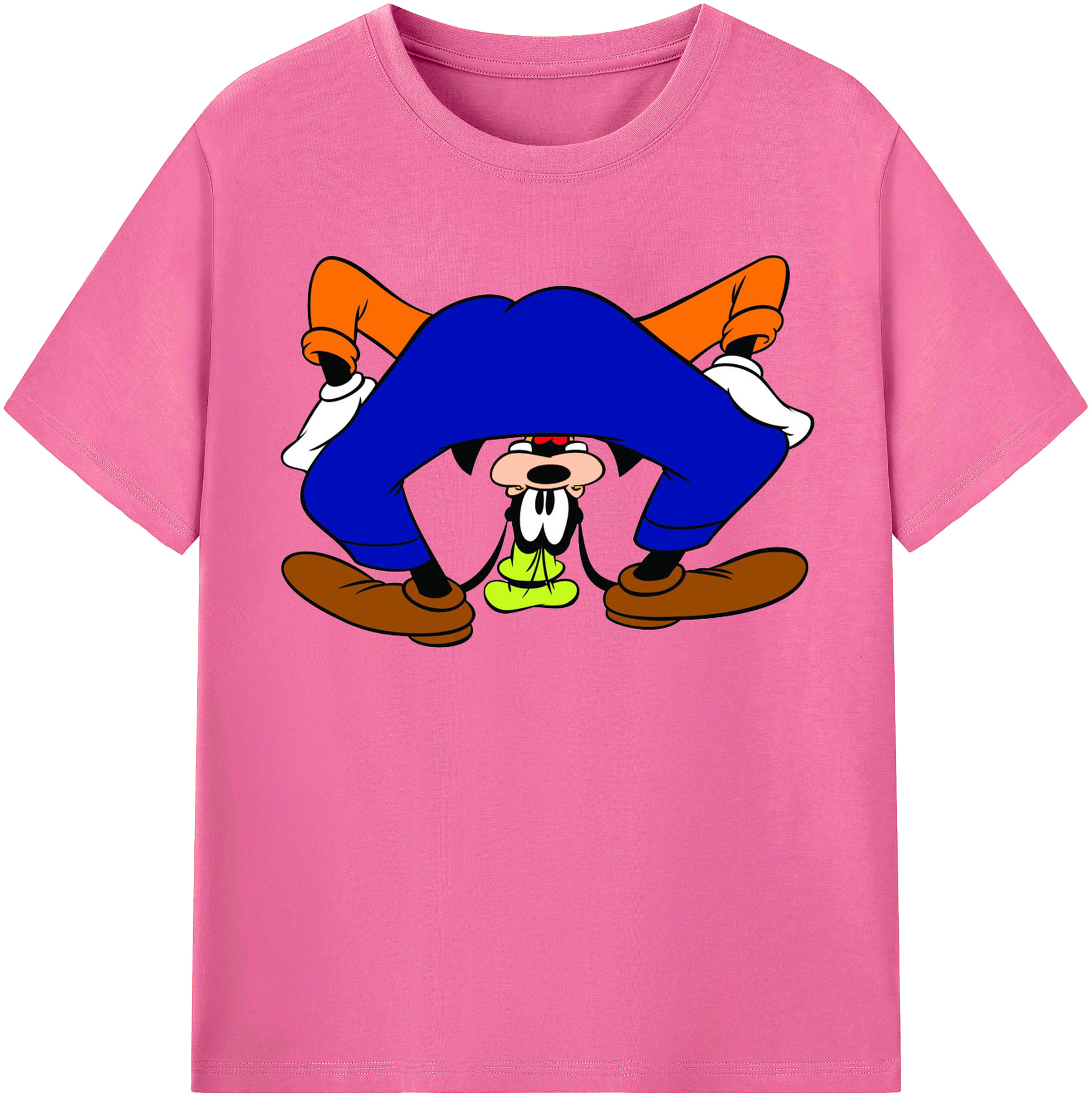（画像用） ミッキーマウス Mickey Mouse レディースカジュアルプリントTシャツ（綿100％）